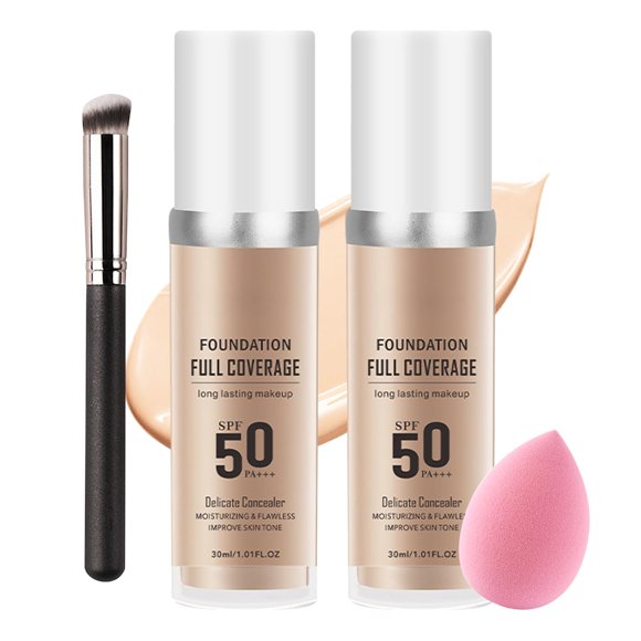 Base XMXueMei 2 uds FPS 50 PA+++ 30 ml Control de grasa