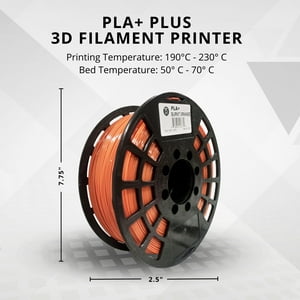 Iiid - Filamento 3D Pla+ Naranjo Pastel