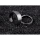 thumbnail image 2 of Anillo Tungsteno Silver and Black Hombre Moda Masculina, 2 of 3