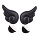 thumbnail image 2 of Accesorios de Ala de Ángel para Casco de Moto o Snowboard, Pack de 2 Unidades, Color Negro, 2 of 5