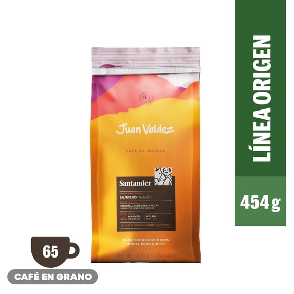 Café en Grano Juan Valdez Santander 454 g