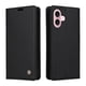 thumbnail image 1 of Funda Billetera de Cuero para iPhone 16 con Tarjetero y Soporte - Tapa Magnética Negro, 1 of 6
