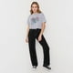thumbnail image 4 of Polera Mujer Fun M/C Crop Gris Brillo Acid Wash Corona, 4 of 5