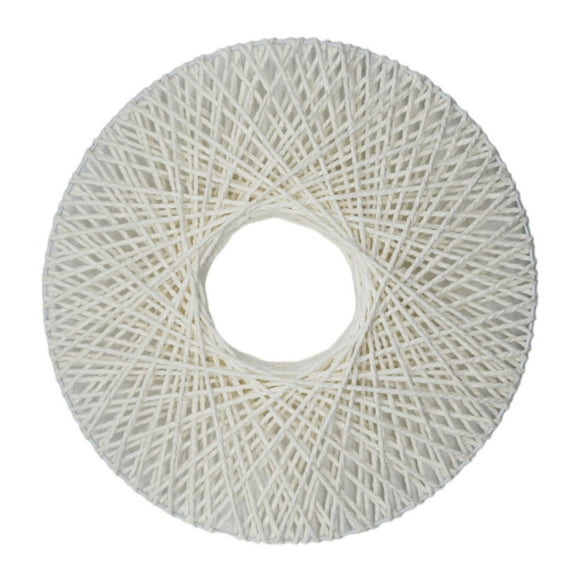 Circulo De Decoracion Colgante Hecho A Mano Living Terraza P blanco