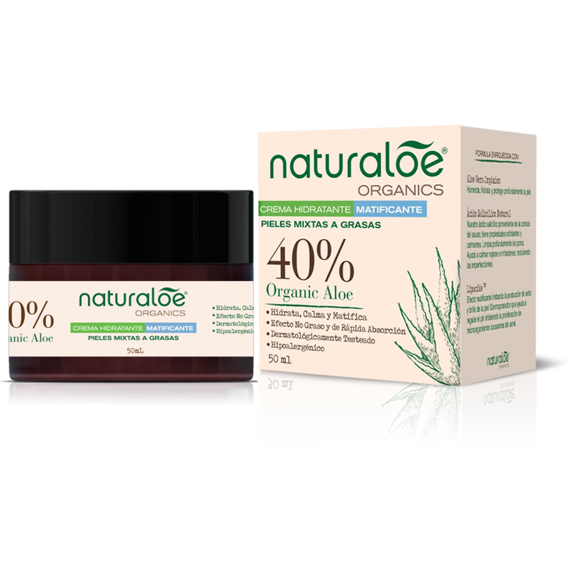 Davis - Crema Hidratante Matificante Pieles Mixta A Grasa Naturaloe
