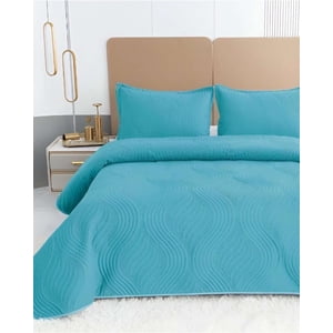 Imac Hogar - Cobertor De Lujo Quilt Verano 2 Plazas Azul