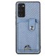 thumbnail image 2 of Funda Billetera Tejida para Samsung Galaxy S20 FE con Soporte y Tarjetero Azul, 2 of 4