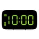 thumbnail image 2 of Reloj despertador de proyección LED Reloj de escritorio moderno con control de voz Verde, 2 of 5