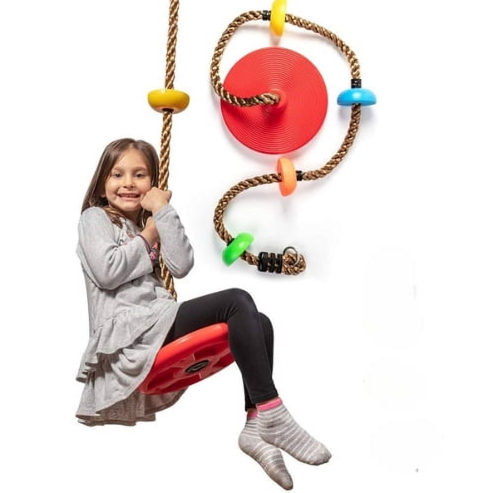 Crusec - Columpio De Disco Giratorio Cuerda Escalada Aire Libre