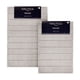 thumbnail image 1 of Pack 2 Alfombras de Baño ultra suave Nautica 40x60cm + 50x80cm gris, 1 of 7