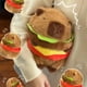 thumbnail image 2 of Peluche CHDBLOCK Hamburger Capibara con forma de animal de peluche, 24 cm, 2 of 3