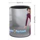 thumbnail image 2 of Passe Partout-theme Cylinder Pen Holder Pencil Organizer with Flannel Lining PVC Leather Material Cardboard Base for study work 10*8CM, 2 of 6