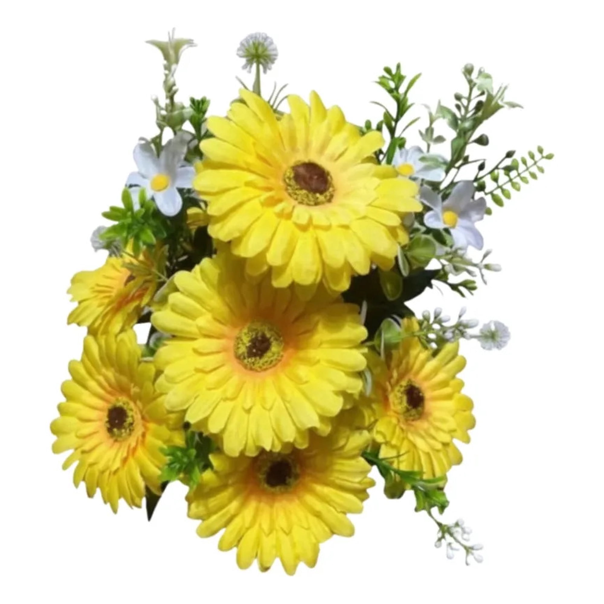 Genérico - Set 2 Arreglo Artificial Floral Realista Decoración Jhn