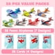 thumbnail image 2 of Tarjetas de regalo para el día de San Valentín JOYIN, paquete de 28 con aviones de espuma, 2 of 9