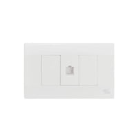 Art Dna - Conector Rj-11 Telefóno Blanco K-P03
