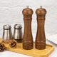 thumbnail image 5 of Juego de molinillos de sal y pimienta XWXO, molinillo de cerámica ajustable de madera, 5 of 8