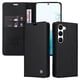 thumbnail image 5 of Funda Billetera de Cuero para Samsung Galaxy S23 Plus con Tarjetero y Soporte - Tapa Magnética Negro, 5 of 6