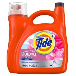 Detergente Líquido Plus Ultra Con Downy April Fresh Tide 3.78 L