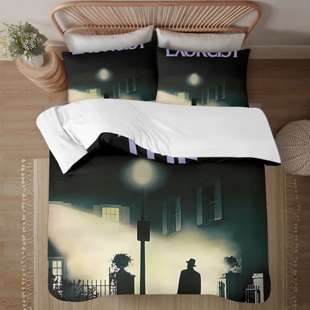 The Exorcist Soft 3D Printed Duvet Cover Bedding Set with Comforter Cover 3 Piece Set