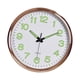 thumbnail image 3 of Reloj De Pared Luminoso Luces Nocturnas Silenciosas Relojes De Cuarzo Sin Tictac Blanco, 3 of 5