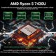 thumbnail image 2 of Laptop HP 17.3'' FHD AI-Ready Ryzen 5 16GB RAM 512GB SSD Win11, 2 of 9