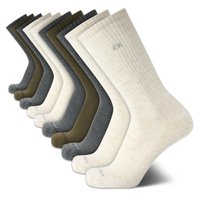 Calcetines Redondos Calvin Klein, Paquete De 10 Unidades, Para Hombre, Tallas 7 A 12, Color Beige