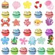 thumbnail image 1 of Cupcake Toppers KINGZONE Happy Birthday, 48 piezas, decoración de fiesta, 1 of 7