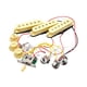 thumbnail image 5 of Pastillas para guitarra eléctrica Tres pastillas individuales Interruptores Mástil y puente Pastilla pasiva para guitarra eléctrica ST Piezas Accesori Amarillo, 5 of 5