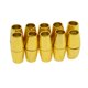 thumbnail image 5 of 10 conjunto de hallazgos de joyería de cuero extremo del cordón agujero magnético agujero de 4 mm de oro, 5 of 5