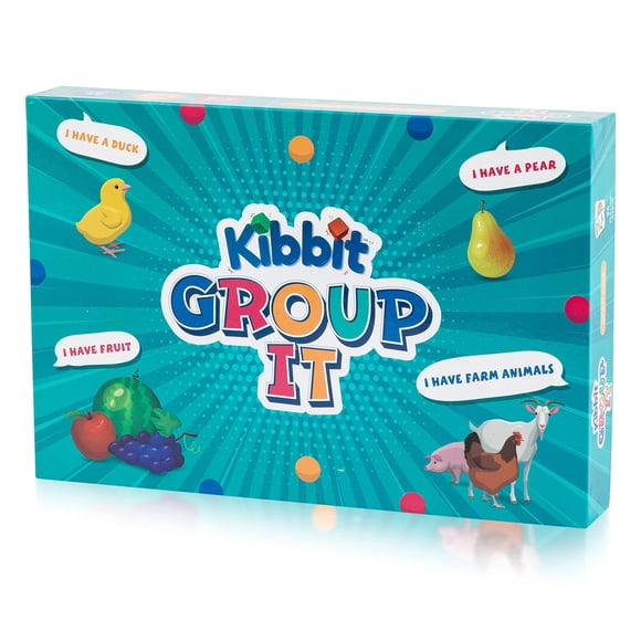 Juego de cartas Group It de Kibbit para terapia del habla y herramienta ESL