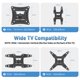 thumbnail image 5 of Soporte de pared para TV Full Motion C-MOUNTS para televisores de 13 a 42 pulgadas, 5 of 7