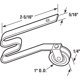 thumbnail image 2 of Paquete de 2 resortes tensores para puertas con mosquitero de acero con rodillo de nylon, 2 of 2