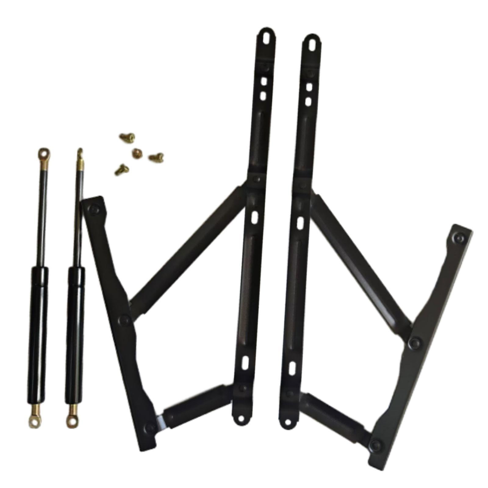 Magideal - 2 Bisagras Elevables Para Cama Con Almacenamiento, Mecanismo De Almacenamiento Para Sofá Plegable, Ahorro De Esfuerzo, Bisagras Elevables Ajustables P