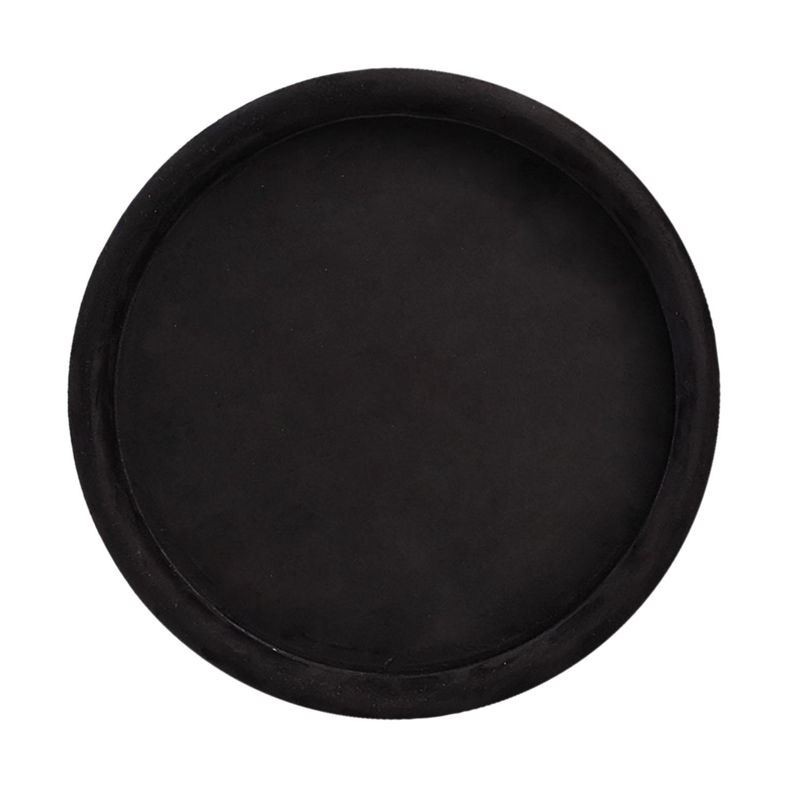 Magideal - Bandeja Organizadora Para Exhibición De Joyas, Práctica Bandeja Para Exhibir Regalos, Soporte Para Decoración De Anillos, Plato, Soporte De Almacenami Negro