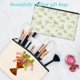 thumbnail image 5 of Bolsa de lona ZeediX, color beige, 24 paquetes de cosméticos, 21 x 13 cm, 5 of 6
