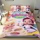 thumbnail image 1 of La Cafetería de Butterbean Conjunto de sábanas temático, trío de piezas, cómodo y amigable con la piel, diseño único, regalo de decoración para el hogar para familiares, amigos y fans,135cm *200cm, 1 of 6