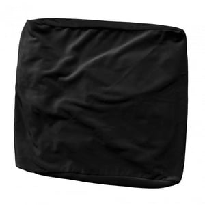 Genérico - Funda Para Reposapiés A Prueba De Polvo Con Funda Otomana Inferior Elástica Negra