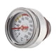 thumbnail image 3 of Medidor de temperatura del motor Medidor de aceite de motocicleta para barcos coches marinos Auto camión lente transparente M20x1.5 0 a 200 degreeC medidor argén, 3 of 5