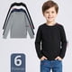 thumbnail image 1 of Pack 6 Poleras Camisetas Polar Primera Capa Cuello Redondo Manga Larga Colores Surtido Niño, 1 of 10