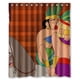 thumbnail image 1 of Cortina de ducha para baño con ganchos, tamaño 60 x 72 pulgadas, 1 of 3