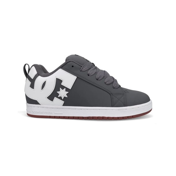 Zapatilla DC Court Graffik Hombre Gris/Blanco
