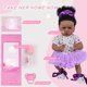 thumbnail image 4 of Muñeca Reborn Kgniess me Black Girl de 55 cm con ropa y acceso., 4 of 6