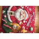 thumbnail image 3 of Alfombra Navideña 80x120 Cm 120 Cm 80 Cm Santa Y Bastones De Dulce, 3 of 4