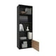 thumbnail image 4 of Biblioteca 1 Puerta 5 Repisas Fm-009N Negro Y Café Claro, 4 of 8