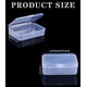 thumbnail image 3 of Caja de cartas Gansita 10 × 7,5 × 2,5 cm transparente – paquete de 18 unidades, 3 of 7