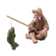 thumbnail image 4 of Figura de Pescador Miniatura Ornamento de Jardín Escultura de Resina Estatua para Bonsái Micro Paisaje Adecuada para Regalo Decoración de Exteriores pescador s, 4 of 5