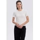 thumbnail image 1 of Polera Mujer Rib Crop Lisa Crudo, 1 of 4