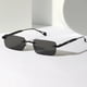 thumbnail image 3 of POLASUP GAFAS LENTES DE SOL Gafas de sol retro unisex, pequeñas gafas de sol rectangulares estilo años 90, gafas de sol retro lindas de estilo estrecho, 3 of 5