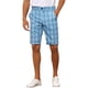 thumbnail image 1 of INSPIRE CHIC Pantalones Cortos para Hombre Patrón de Cuadros Ajuste Recto Comodidad Frente Plano Pantalones Cortos a Cuadros 30 Azul, 1 of 6