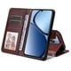 thumbnail image 5 of Funda Billetera para Realme C61 con Porta Tarjetas y Soporte Ajustable Marrón, 5 of 5